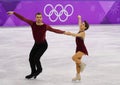 Bronze medalists Meagan Duhamel and Eric Radford of Canada perform in the Pair Skating Free Skating at the 2018 Winter Olympics