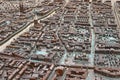 Bronze model of the Zagreb city (Zagreb Welcomes You), Croatia