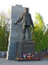 Monument to Musa Jalil at the intersection of Musa Jalil and Brateevskaya streets