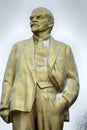 Bronze monument of Lenin Royalty Free Stock Photo