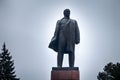 Bronze monument of Lenin Royalty Free Stock Photo