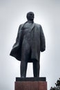 Bronze monument of Lenin Royalty Free Stock Photo