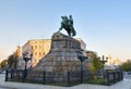 Bronze monument to Bogdan Khmelnytsky