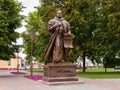 Bronze monument to Lew Sapieha.