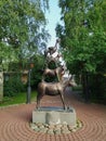 Bronze monument to the Town Musicians of Bremen German: Die Bremer Stadtmusikanten.