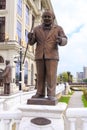 Bronze monumental sculpture of Petre Prlicko, famous Macedonian