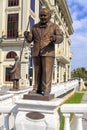 Bronze monumental sculpture of Petre Prlicko, famous Macedonian