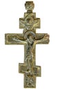 Bronze Orthodox cross. Russia. XVIII- IX CENTURY