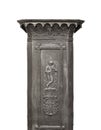 Bronze pedestal Royalty Free Stock Photo