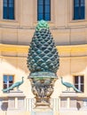 Bronze Pine Cone, Italian: Fontana della Pigna, at Courtyard of the Pigna of Vatican Museums, Vatican City