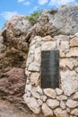 Bronze plaque of Paul's Speech in Athens