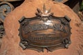 Bronze plate of Under the Sea Journey of the Little Mermaid in Magic KIngdom 141