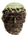 Bronze portrait of Jupiter, after Zeus by Phidias or Pheidias Royalty Free Stock Photo