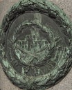 Bronze relief on one of four pillars surrounding the pedestal of the Equestrian statue of Emperor Joseph II, Josefsplatz, Vienna