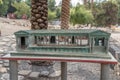 Bronze replication of ancient buildings in Beit She`an in Israel