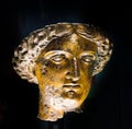 Bronze Roman statue head of Sulis Minerva Royalty Free Stock Photo