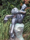 Bronze Satyr Statue Royalty Free Stock Photo