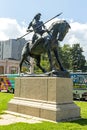 Bronze sculpture at Civic Center Park  of Denver Royalty Free Stock Photo