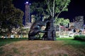 Bronze sculpture of an elephant at Brisbane Gallery of Modern Art