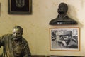 Bronze sculpture of Ernest Hemingway in bar Floridita, Havana