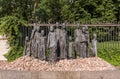 Sculpture, Jewish Victims of Fascism at the Oldest Jewish Cemetery. Holocaust Memorial, Berlin, Germany.