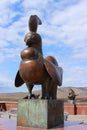 Bronze sculpture Rooster symbol of the Chinese zodiac