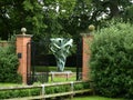 Bronze sculpture at Rufford abbey nottingham near sherwood forest UK
