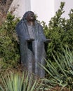 Bronze sculpture titled Prayer by Allan Houser in the garden of the Philbrook Museum of Art in Tulsa, Oilahoma.