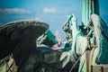 Bronze sculptures of angel at St. Isaac's Cathedral