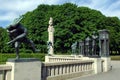 Bronze sculptures in Vigeland park , Oslo Royalty Free Stock Photo