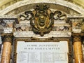 Bronze Shield, Saint Peter`s Cathedral, Vatican City