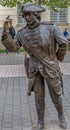 Bronze statue in Alba Iulia,Romania