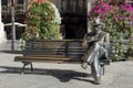 Bronze statue of Antonio Gaudi