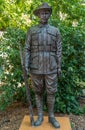 Bronze statue of an Australian Great War soldier, Darwin Australia