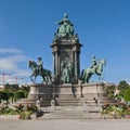 bronze statue of Austrian Empress Maria Theresia