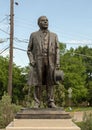 Bronze statue of Benito Juarez in the Benito Juarez Parque de Heroes, a Dallas City Park in Dallas, Texas