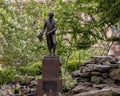 Bronze statue Don Diego de Gardoqui, Sister Cities Park, Benjamin Franklin Parkway, Philadelphia, Pennsylvania