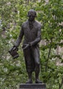 Bronze statue Don Diego de Gardoqui, Sister Cities Park, Benjamin Franklin Parkway, Philadelphia, Pennsylvania