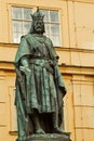 Statue of King Charles IV in Prague Royalty Free Stock Photo