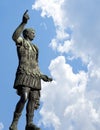 Bronze statue of emperor Caesar Augustus