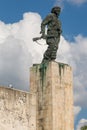 Bronze statue of Ernesto Che Guevara at the Memorial and Mausoleum in Santa Clara, Cuba.