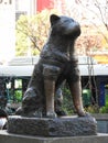 Bronze Statue Of The Famous Dog Hachiko, Hachiko Square, Shibuya, Tokyo, Japan Royalty Free Stock Photo