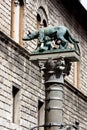 Lupa Capitolina Capitoline Wolf Symbol Siena, Tuscany, Toscana, Italy, Italia Royalty Free Stock Photo