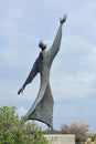 Francesco d`Assisi Sculpture, Monte Urpinu, Cagliari, Sardinia, Italy Royalty Free Stock Photo