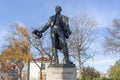 Bronze statue of General Jose Gervasio Artigas, liberator of Uruguay Royalty Free Stock Photo