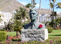 Bronze statue in Gran Canaria, Spain