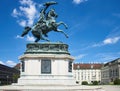 Bronze Statue on Heldenplatz, Vienna