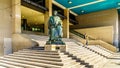 Bronze statue of Gijsbert Karel graaf van Hogendorp in Rotterdam, Holland