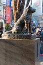 Hachiko Memorial Statue in Shibuya, Tokyo.