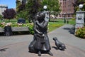 Bronze statue honors the renowned Canadian artist Emily Carr